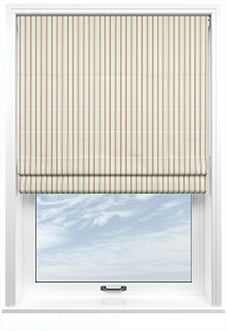 The British Stripe Co. Mary, Dover No.1 - Twist&Fit Roman Blind
